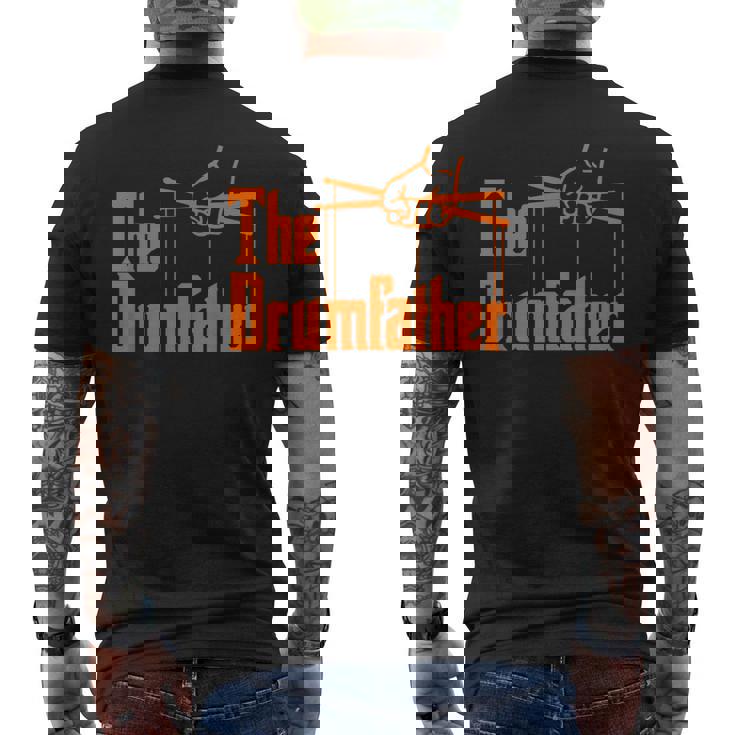 メンズ ドラマーのためのドラマーの面白い引用 メンズTシャツ バックプリント