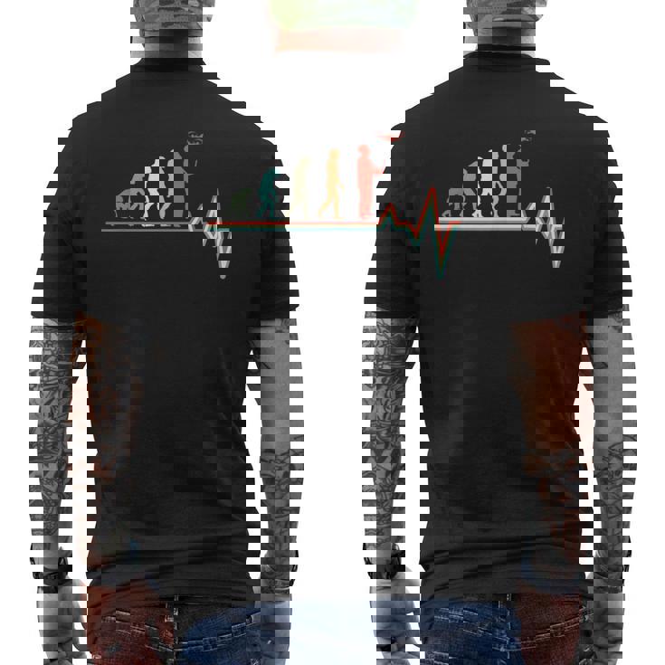 ドローンクワッドコプター進化ドローンパイロット メンズTシャツ バックプリント