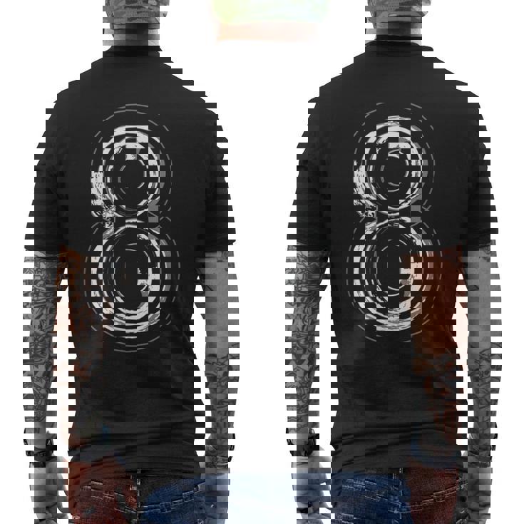 ナンバーエイト 8 メンズTシャツ バックプリント