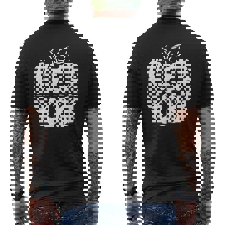 ニューヨーク Nyc ザ・ビッグ・ダイバーシブ・アップル・ラ・グラン・マンザナ メンズTシャツ バックプリント