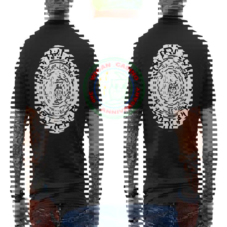 ノーザンソウルバッジ ウィガン Keep The Faith メンズTシャツ バックプリント