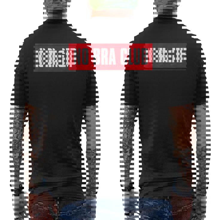 ノーブラクラブ メンズTシャツ バックプリント