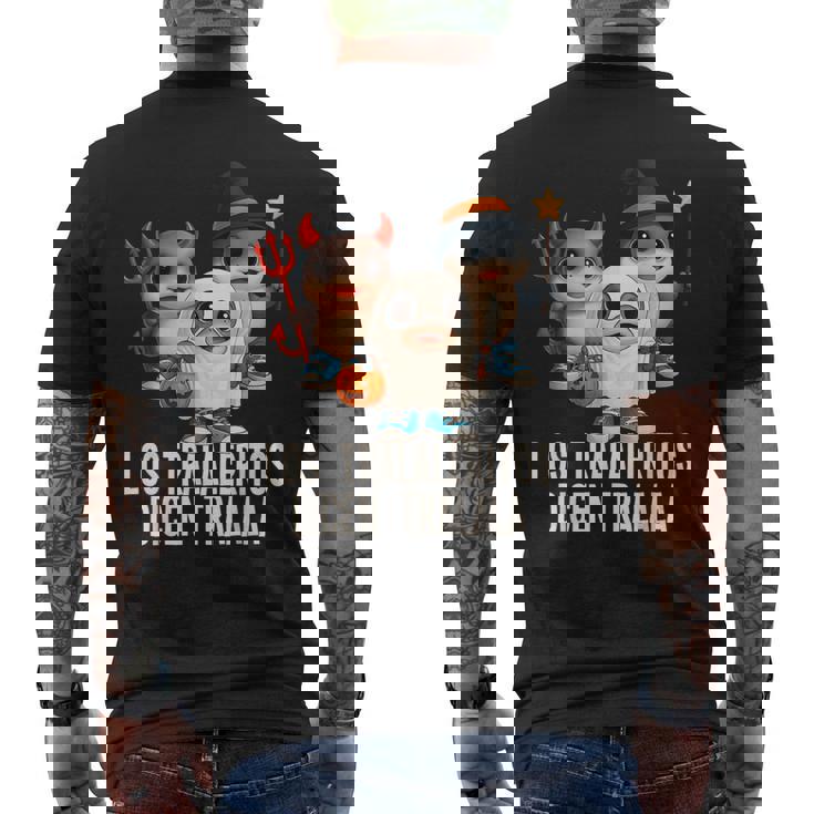 ハロウィン コスチューム ロス トラレリトス ダイセン トラララ キッズ サメ メンズTシャツ バックプリント