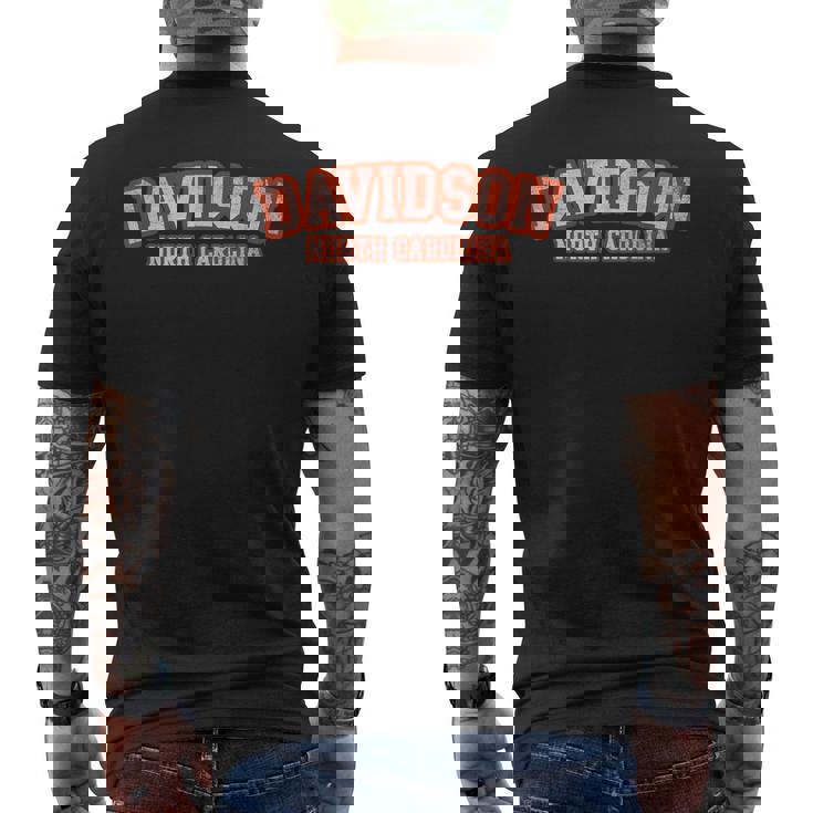 ハーレーダビッドソン ノースカロライナ アスレチック テキスト スポーツスタイル メンズTシャツ バックプリント