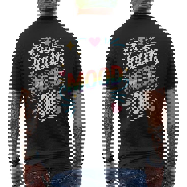 バカンス ムード 面白い 夏 言い回し お祭り 休日acation Mood On メンズTシャツ バックプリント