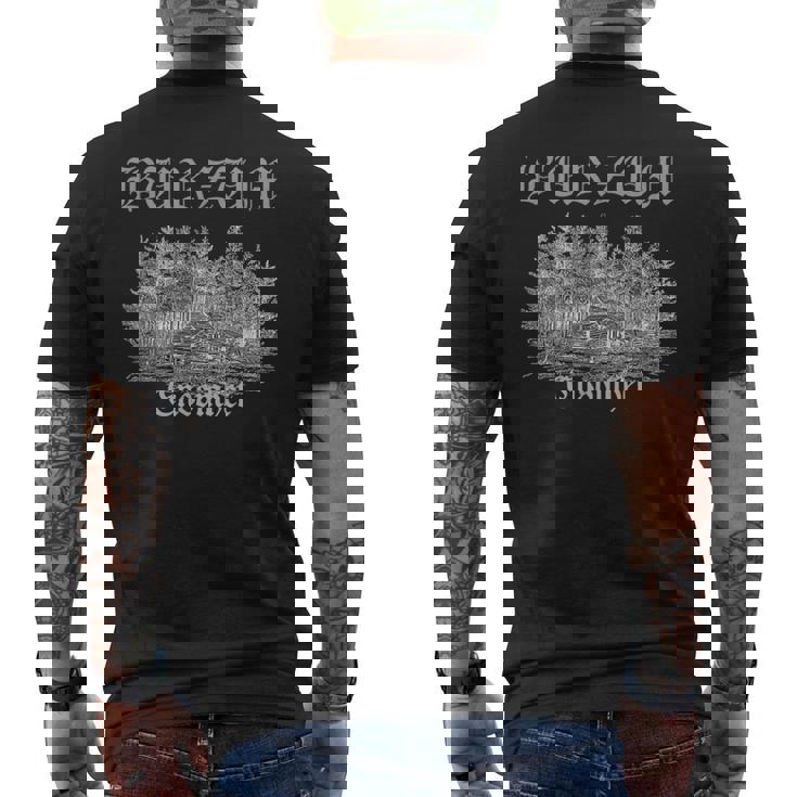 バーズム-アンソメット メンズTシャツ バックプリント