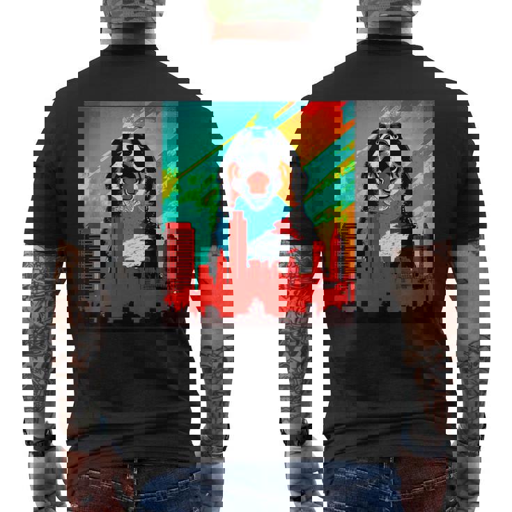 バーニーズマウンテンドッグ 犬 面白いtシャツ おもしろ イヌ メンズ 面白い グッズ かわいい 服 ネタ メンズTシャツ バックプリント