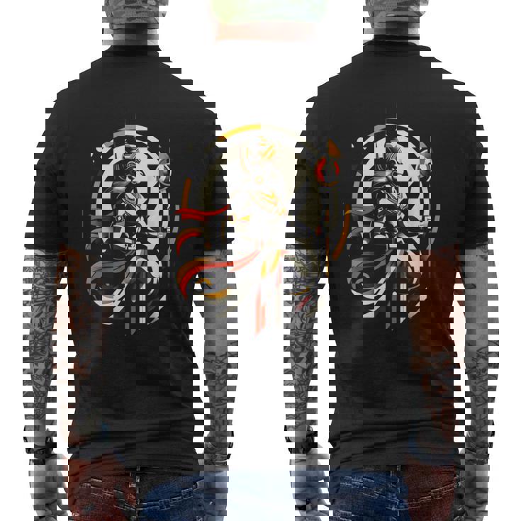 ヒンドゥー教 ハヌマーン ヒンドゥー教 哲学 神 スピリチュアリティ メンズTシャツ バックプリント