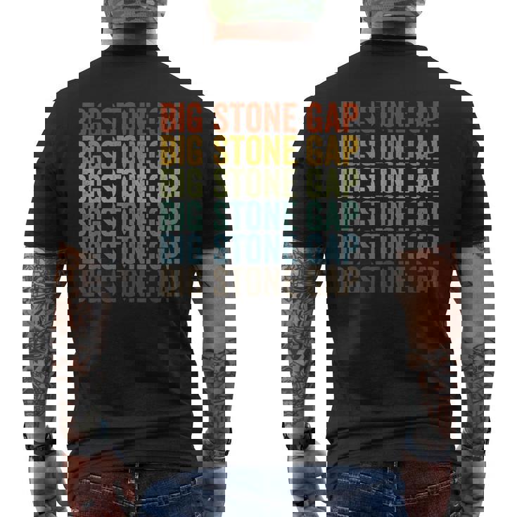 ビッグストーンギャップシティレトロ メンズTシャツ バックプリント