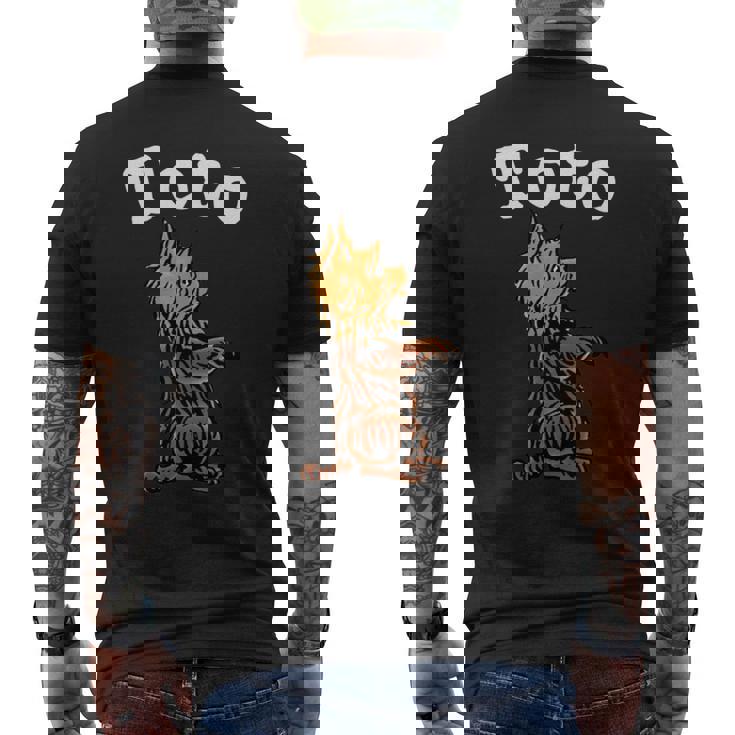 ビンテージtoto The Dog シャツアート -Toto Oz 魔法使い Toto 長袖tシャツ メンズTシャツ バックプリント