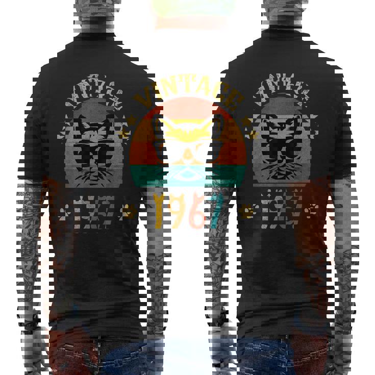 ビンテージファニーキャットシャツ 誕生日プレゼント 1967 メンズ レディース 59歳 メンズTシャツ バックプリント