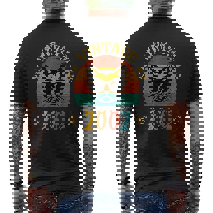 ビンテージファニーキャットシャツ 誕生日プレゼント 2002 メンズ レディース 23歳 メンズTシャツ バックプリント