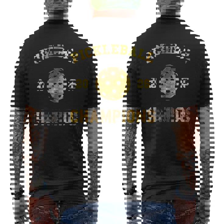 ピックルボールピクルボールチャンピオン 2026 メンズTシャツ バックプリント