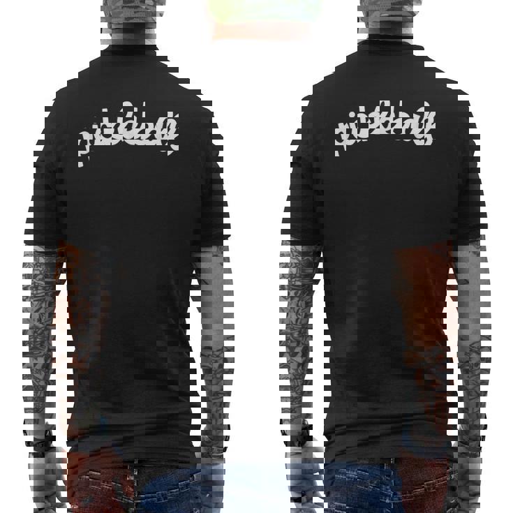 ピックルボールプレーヤー メンズTシャツ バックプリント