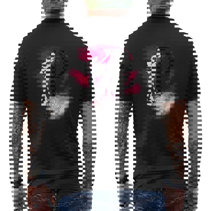 ピンクパンサー ル ピンクシルエット 霧の中 長袖tシャツ メンズTシャツ バックプリント