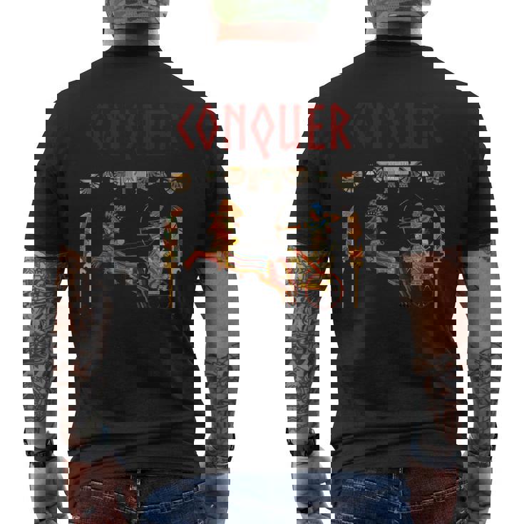 ファラオを克服 ラムセス2世 古代エジプトの王道 長袖tシャツ メンズTシャツ バックプリント