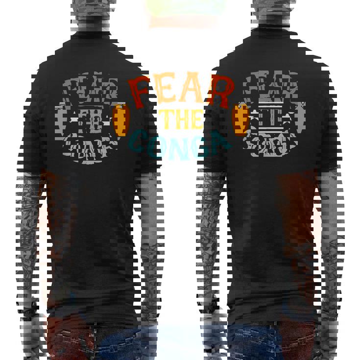 フィア ザ コンガ 不滅 コンガ 楽器 コンガ メンズTシャツ バックプリント