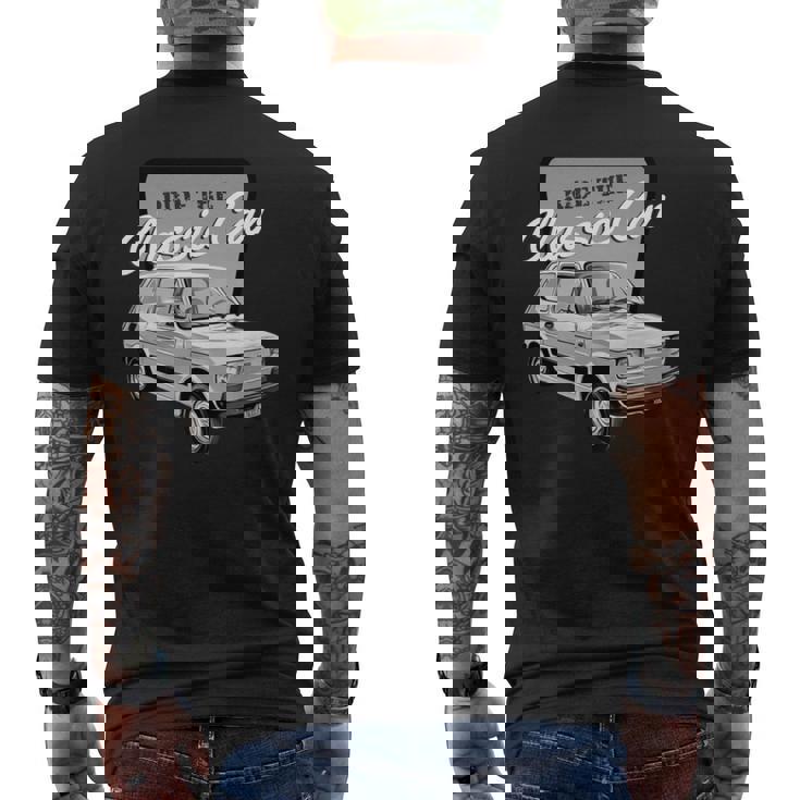 フィアット 126 長袖tシャツ メンズTシャツ バックプリント