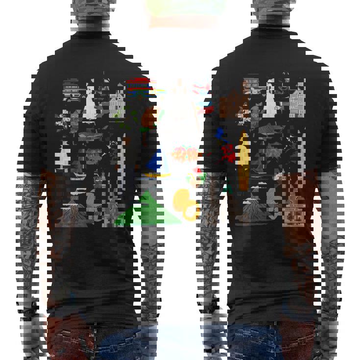 フィリピン フィリピンのアイコン お土産旅行 メンズTシャツ バックプリント