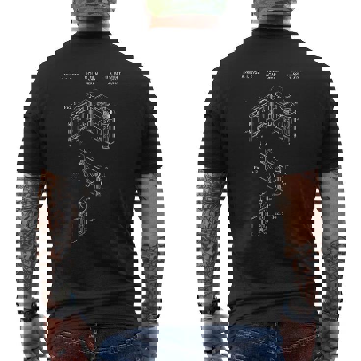 フィルムロール 面白いカメラマンカメラ メンズTシャツ バックプリント