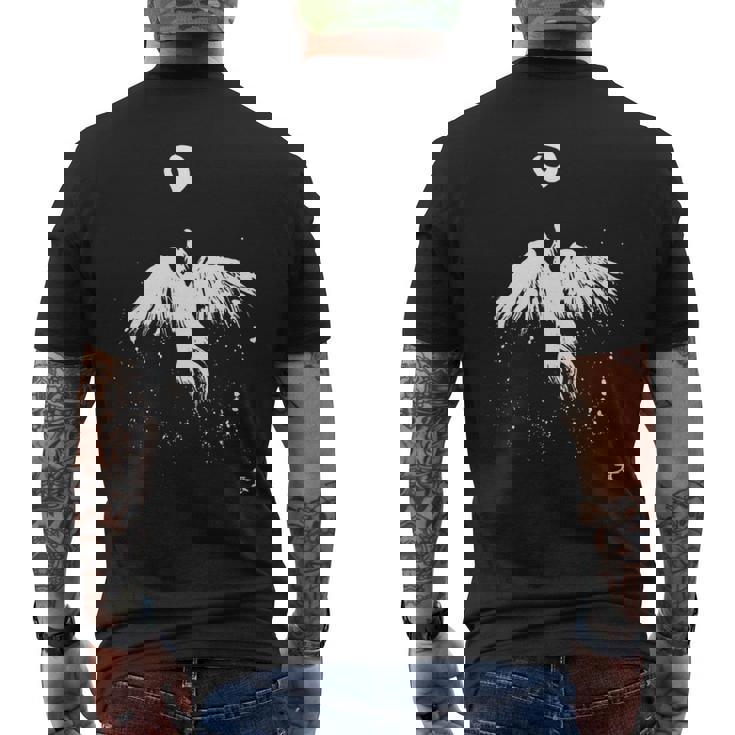 フェニックス 火の鳥の復活 キム・ディアス・ホルム 絵 インクアート Phoenix Bird Kim Holm 長袖tシャツ メンズTシャツ バックプリント