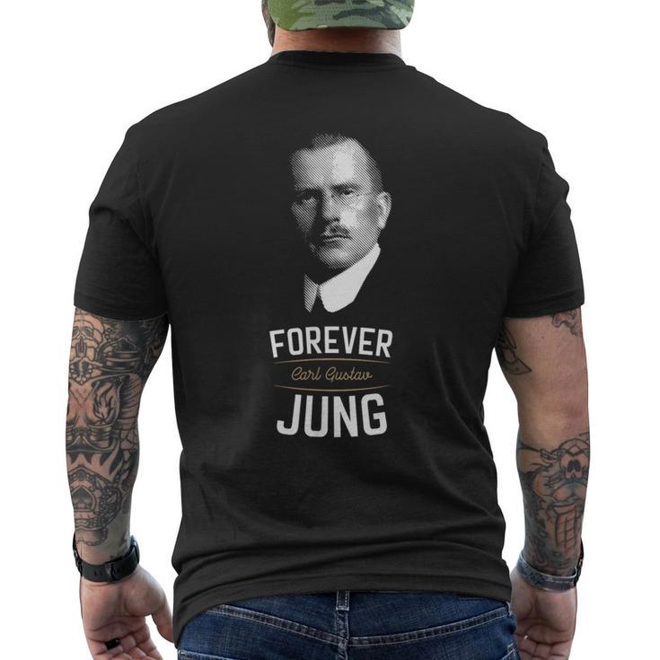 フォーエバー カール・グスタフ・ユング メンズTシャツ バックプリント