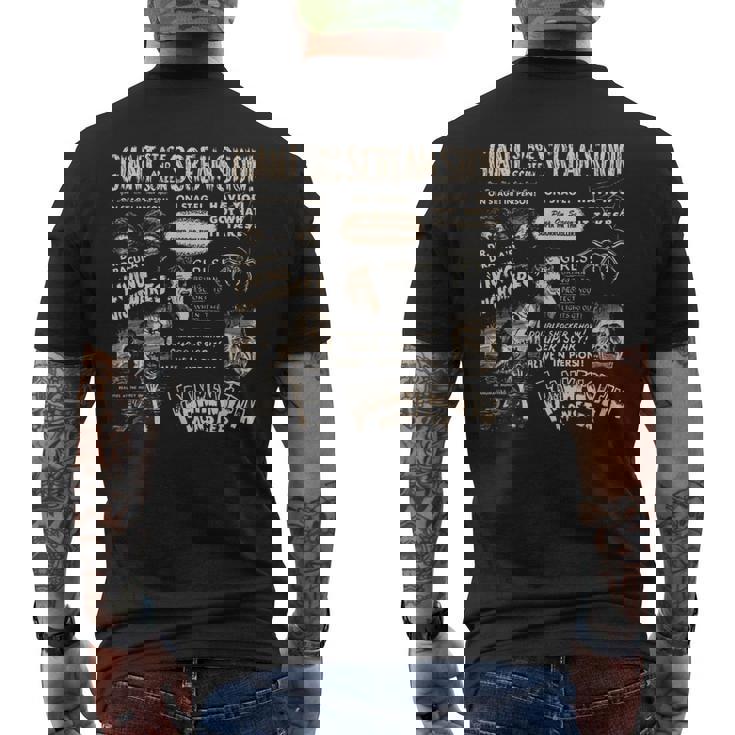 フランケンシュタイン ハロウィン ホラー映画 ヴィンテージ ホラーモンスター メンズTシャツ バックプリント