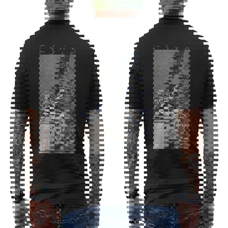 フランシスコ・ゴヤ 理性の眠りが怪物を生む メンズTシャツ バックプリント