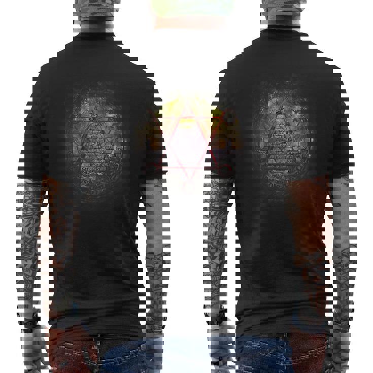 フリーメイソン ロッジ フリーメイソン マスターメイソン スクエア&コンパス エンブレム メンズTシャツ バックプリント