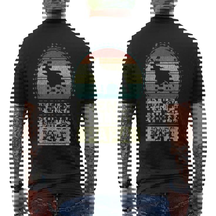 フレンチ・ブルドッグ・パパ 父の日 メンズTシャツ バックプリント