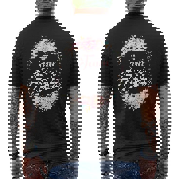 ブライドメイド シャツ チーム ブライド ブライド スクワッド バチェロレット メンズTシャツ バックプリント