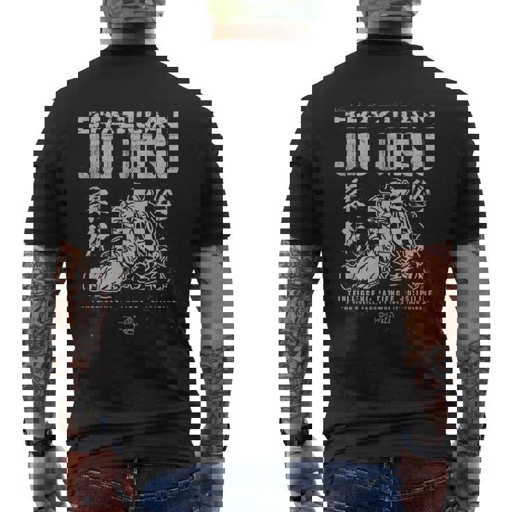 ブラジリアン柔術 格闘技 メンズTシャツ バックプリント