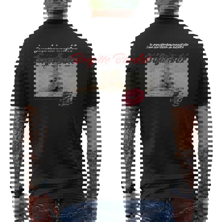 ブリジットバルドー_001 メンズTシャツ バックプリント