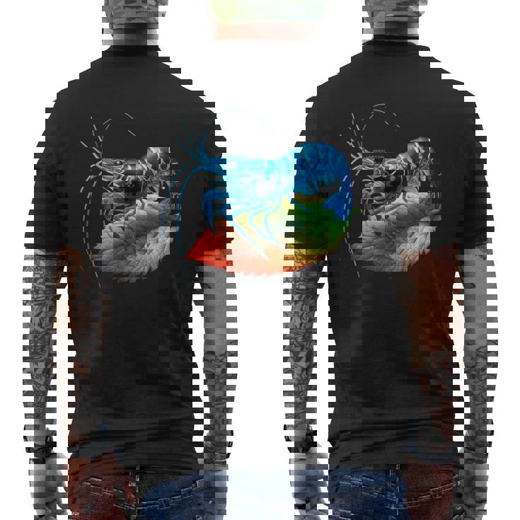 ブルーチェリー シュリンプ ブリーダー ネオカラディナ 淡水水槽 メンズTシャツ バックプリント