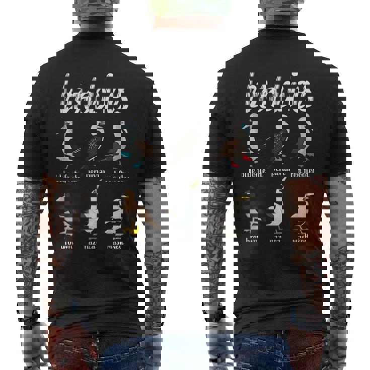 ブービーバード面白いカツオドリ メンズTシャツ バックプリント