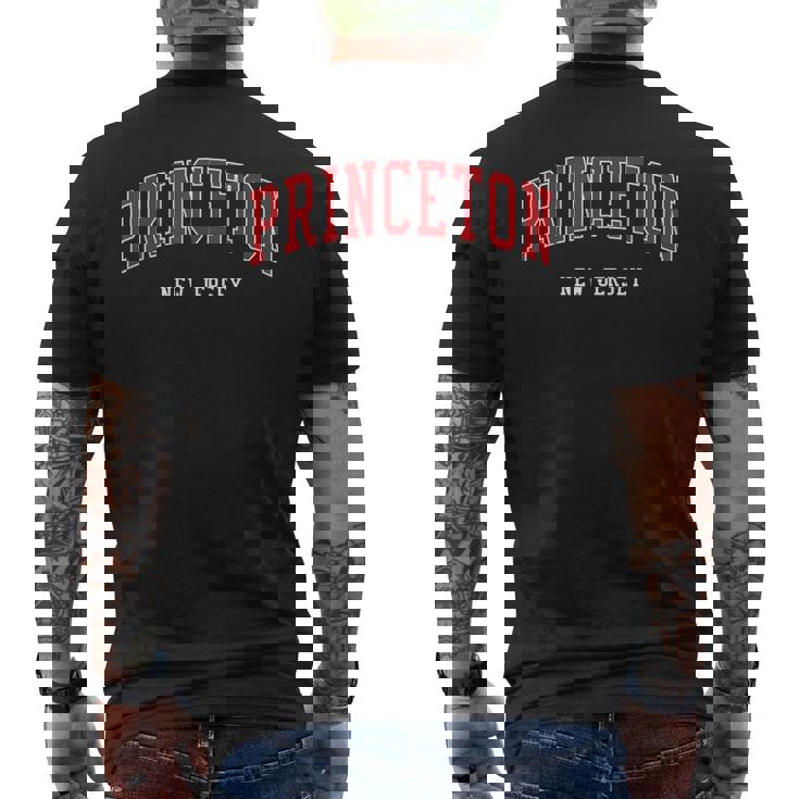 プリンストン ニュージャージー カレッジ大学スタイル メンズTシャツ バックプリント