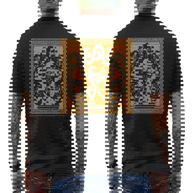 ヘラクレス オリンピアン戦士 ギリシャ神話 ギリシャ美術 神話 メンズTシャツ バックプリント