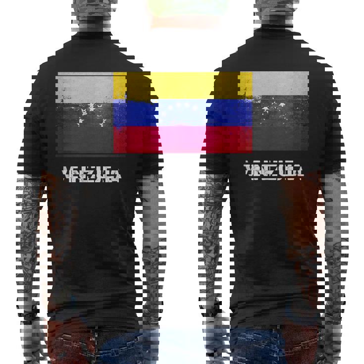 ベネズエラ国旗tシャツ メンズTシャツ バックプリント