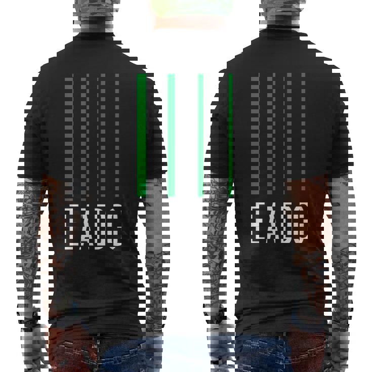 ベーシスト ベースギタリスト Eadg 4弦ギター メンズTシャツ バックプリント