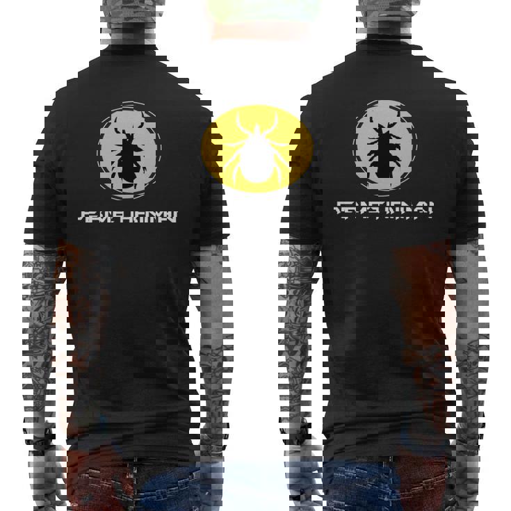 ペルメトリンダニ忌避剤 長袖tシャツ メンズTシャツ バックプリント