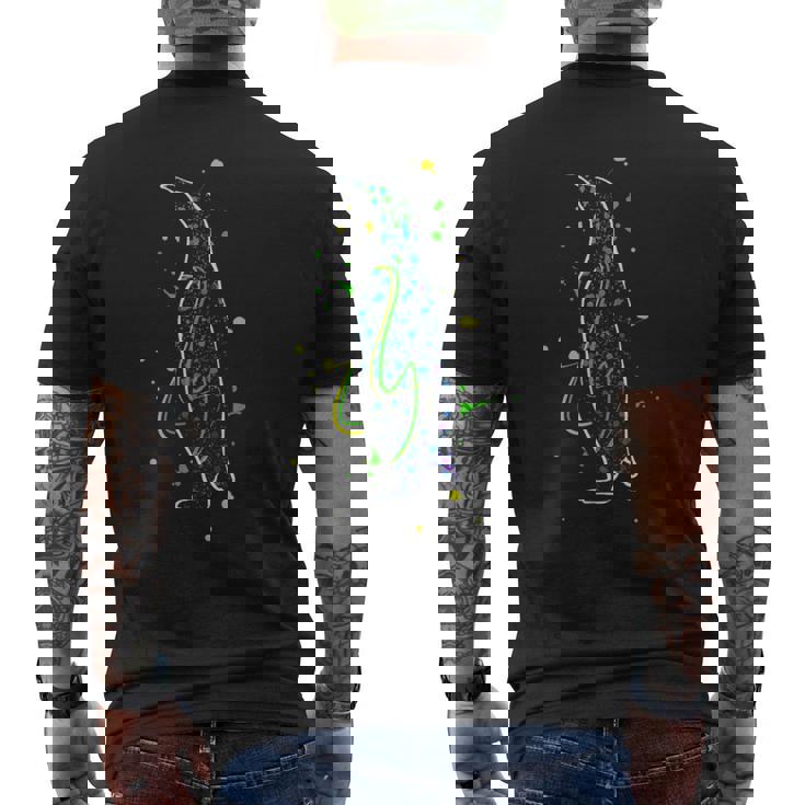 ペンギンギフト メンズTシャツ バックプリント