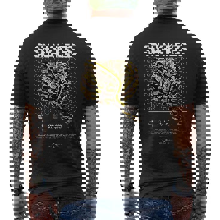 ボールパイソン ストリートウェア レプタイル キーパー 長袖tシャツ メンズTシャツ バックプリント