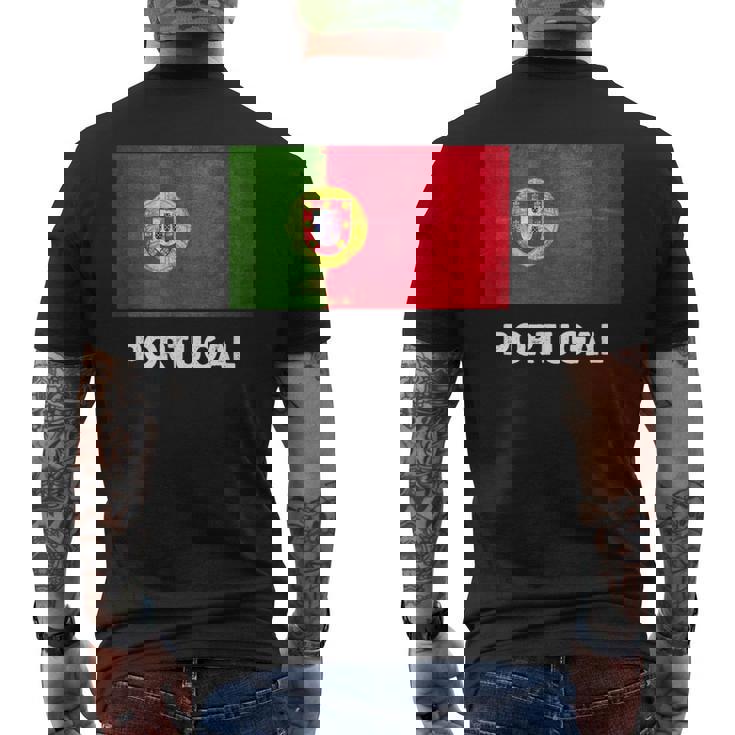 ポルトガル国旗tシャツ メンズTシャツ バックプリント