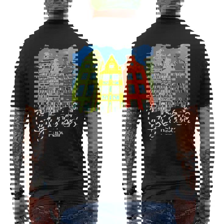 ポーランドのお土産グダニスク メンズTシャツ バックプリント