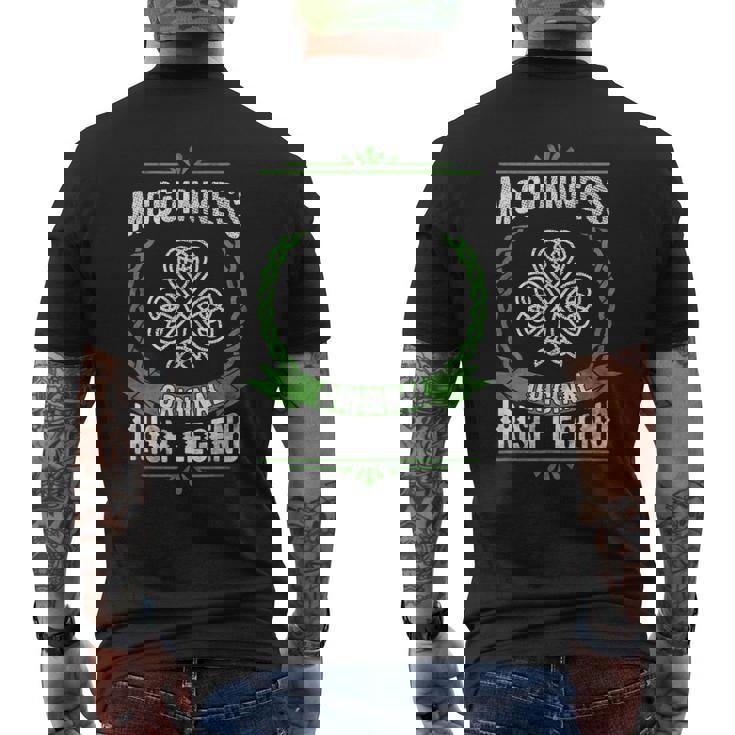 マクギネス アイルランド名 伝説 シャムロック 聖パトリックデー メンズTシャツ バックプリント