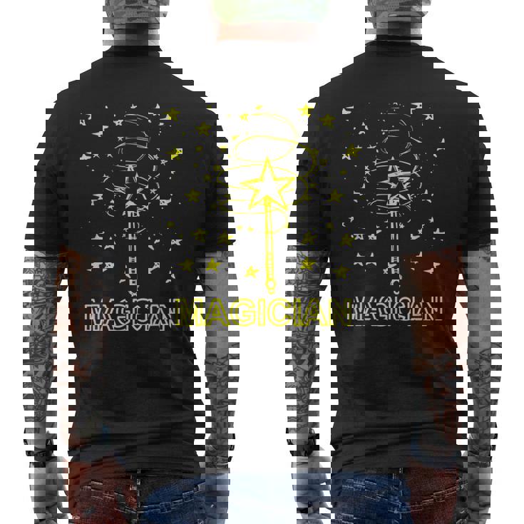 マジシャンマジシャン・アブラカダブラマジック メンズTシャツ バックプリント