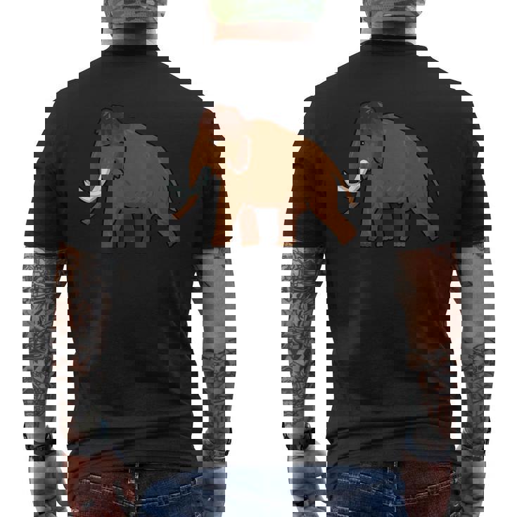 マンモス・ウーリー・エレファント・ビッグ・アイスミュージアム・マンモス・マストドン メンズTシャツ バックプリント