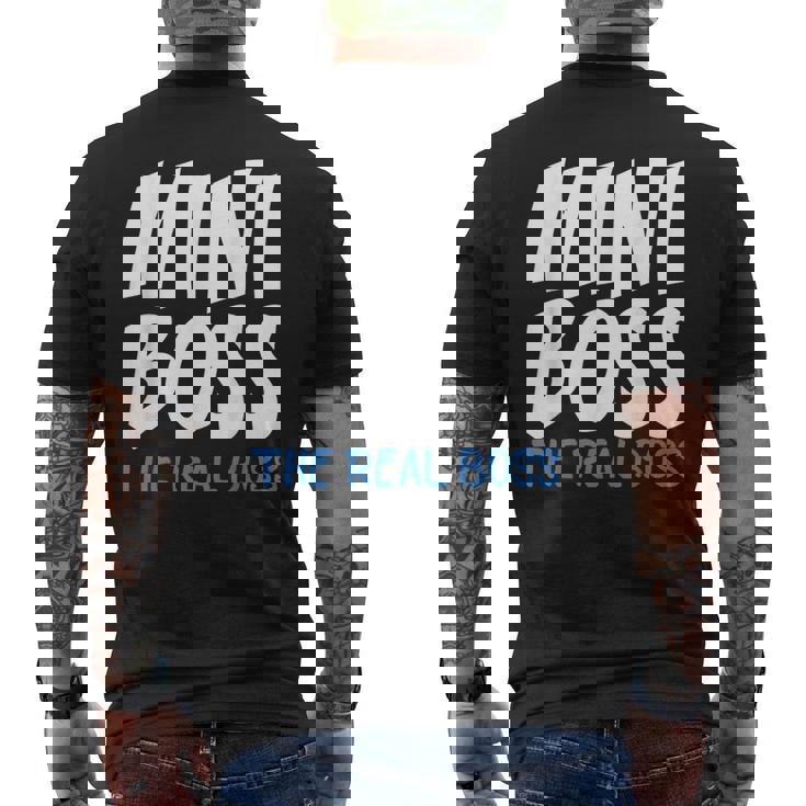 ミニボス リアルボス メンズTシャツ バックプリント