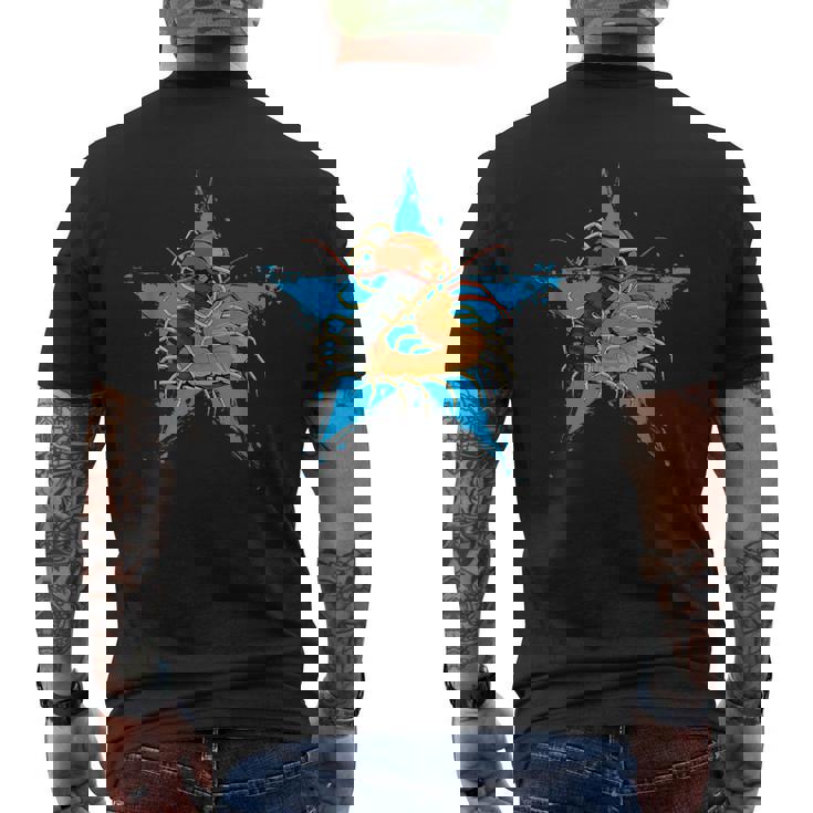 ムカデ スターデザイン ムカデ 恋人 ムカデ メンズTシャツ バックプリント