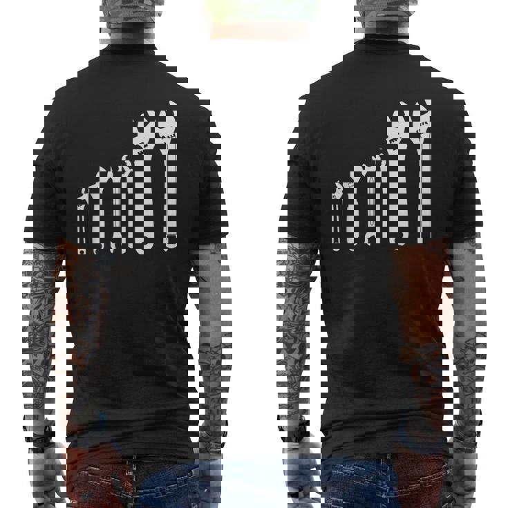 メカニックツール メンズTシャツ バックプリント